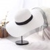  Vintage Summer Folding Straw Sun Hat Beach Wide Brim Derby Girl Sun Hats  eb-13036729